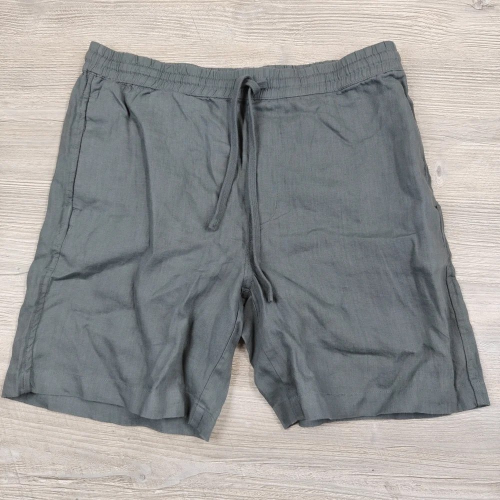 Gray Drawstring Shorts - Picture 2 of 8